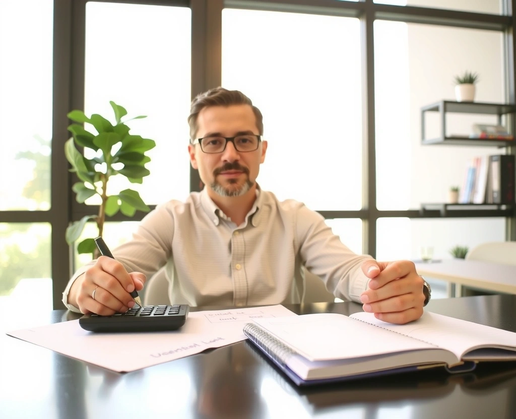 Persona estableciendo límites de presupuesto para juego responsable