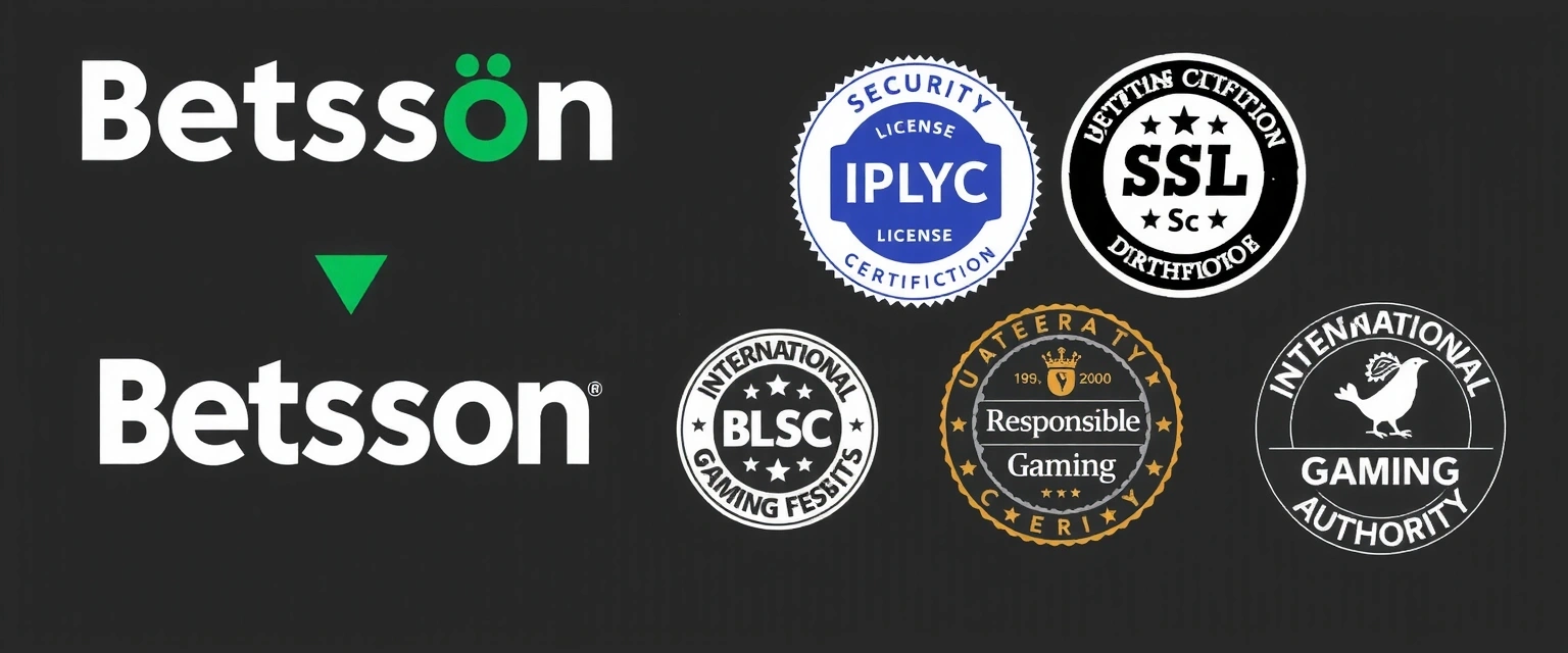 Certificados de seguridad y licencias de Betsson.bet.ar